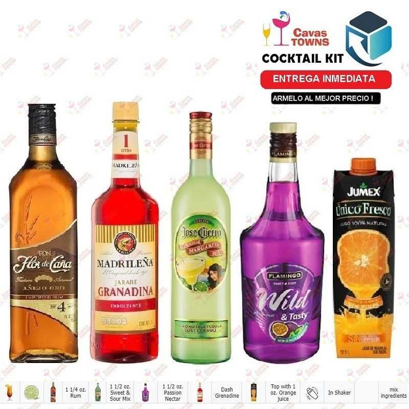 Cocktail Kit Hurricane Receta Recipe - Cavas Towns