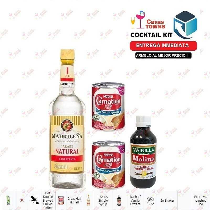 Cocktail Kit Iced Coffee Receta Recipe - Cavas Towns