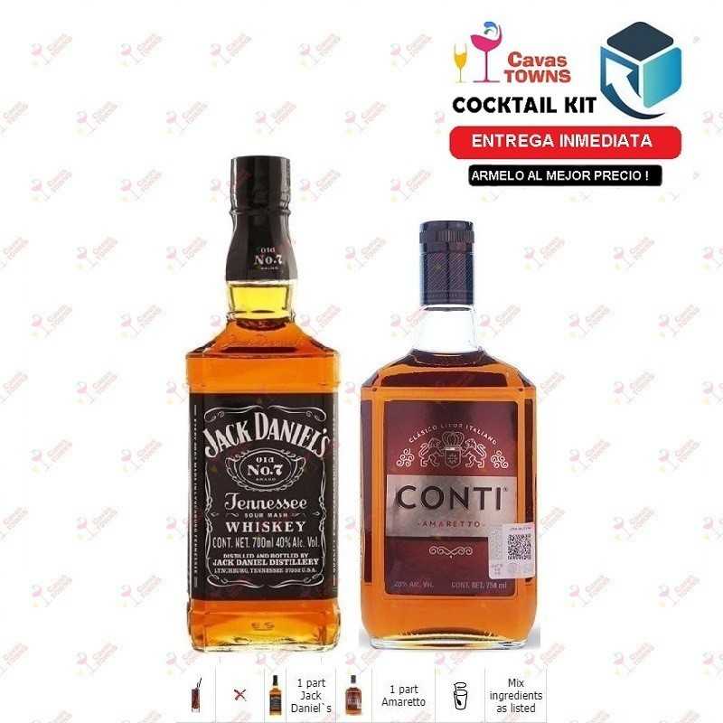 Cocktail Kit Jack Daniel's Godfather Manhattan Receta Recipe - Cavas Towns