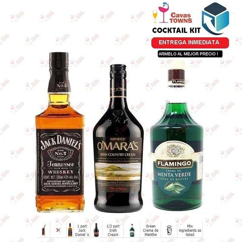 Cocktail Kit Jack Daniel's Irish Lass Receta Recipe - Cavas Towns