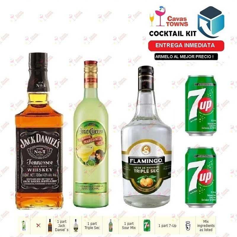 Cocktail Kit Jack Daniel's Lynchburg Lemonade Receta Recipe - Cavas Towns