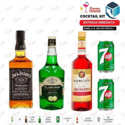 Cocktail Kit Jack Daniel's Watermelon Spike Receta Recipe - Cavas Towns