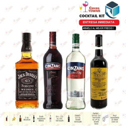 Cocktail Kit Manhattan - 1 Receta Recipe - Cavas Towns