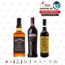 Cocktail Kit Manhattan - 3 Receta Recipe - Cavas Towns