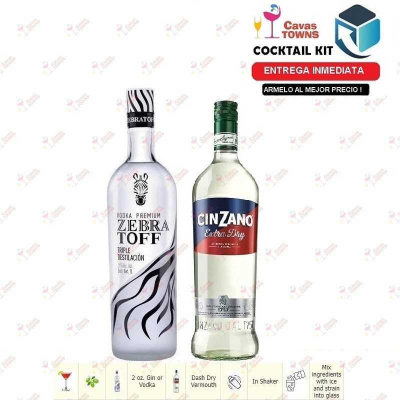 Cocktail Kit Martini -2 Receta Recipe - Cavas Towns