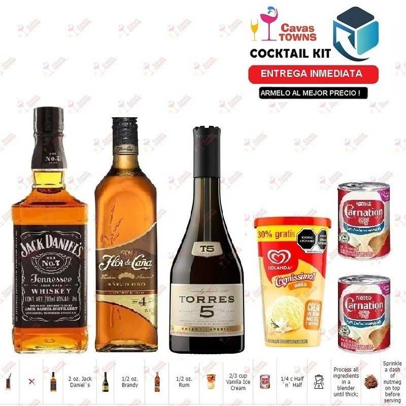 Cocktail Kit Milk Punch Receta Recipe - Cavas Towns