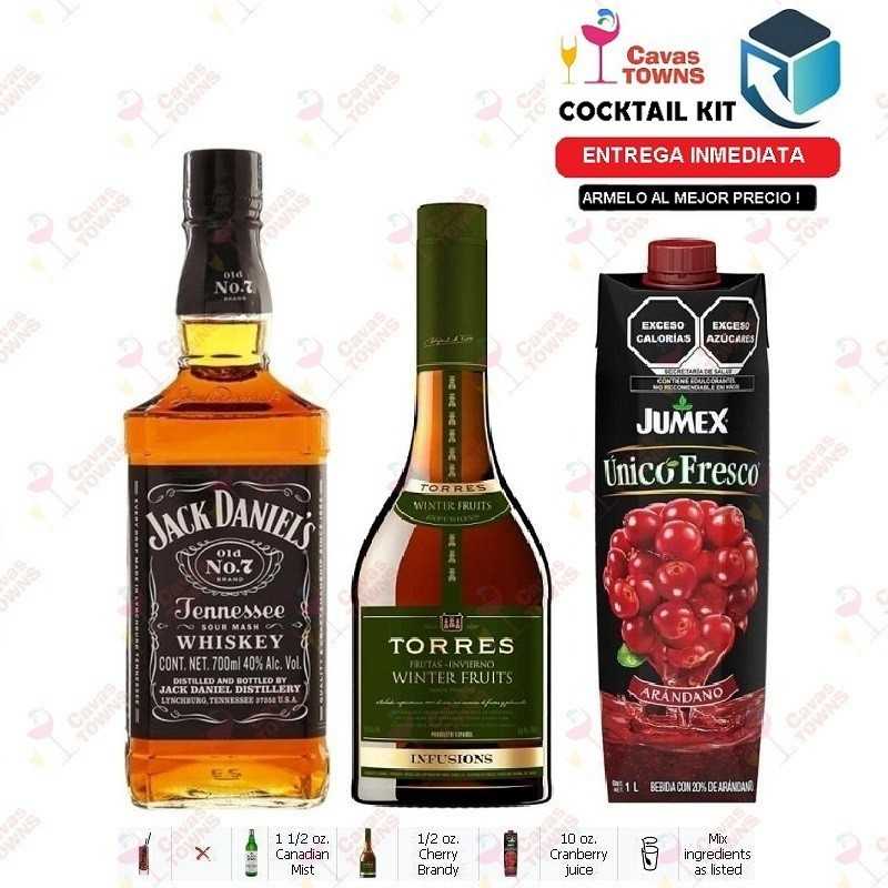 Whisky Jack Daniels Cocktail Kit Aquarius Receta Recipe - Cavas Towns