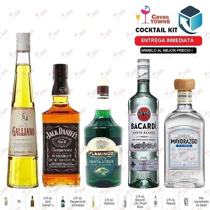 Whisky Jack Daniels Cocktail Kit Fairplay Laserbeam Receta Recipe - Cavas Towns