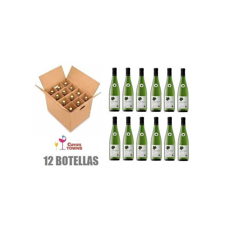 Caja 12 Botellas Vino Blanco Español Canals & Nubiola Seco750 Ml - Cavas Towns