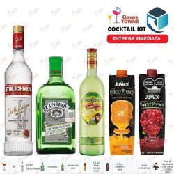 Vodka Stolichnaya Cocktail Kit Hurly-Burly Cocktail Receta Recipe - Cavas Towns