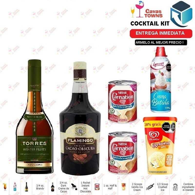 Brandy Torres Cocktail Kit Frozen Brandy Chocolate Alexander Receta Recipe - Cavas Towns