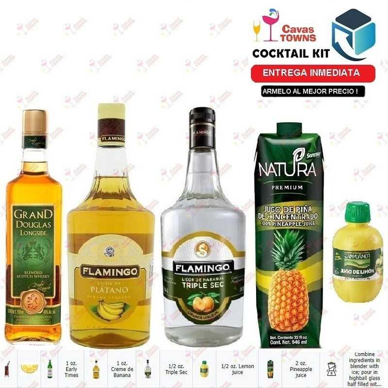 Whisky Grand Douglas Cocktail Kit Californian Receta Recipe - Cavas Towns
