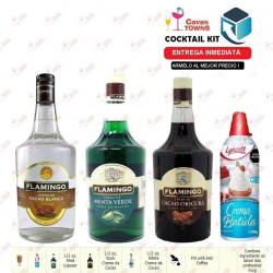 Licor De Cacao Oscura Flamingo 1 L - Cavas Towns