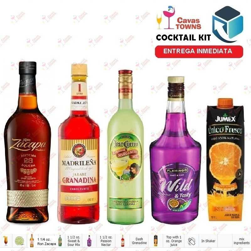 Ron Zacapa Cocktail Kit Hurricane Receta Recipe - Duch Labs