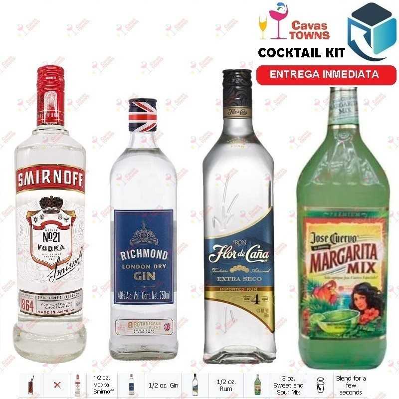 Vodka Smirnoff Cocktail Kit Adios Mother - 3 Receta Recipe - Duch Labs