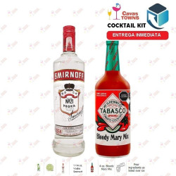 Vodka Smirnoff Cocktail Kit Bloody Mary Receta Recipe - Duch Labs