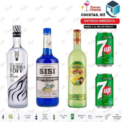 Licor Sisi de Curacao Azul 1000 ml - Cavas Towns