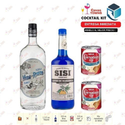 Licor Sisi de Curacao Azul 1000 ml - Cavas Towns