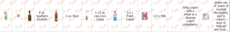 Cocktail Kit Down Southern Comforter Punch Receta Recipe