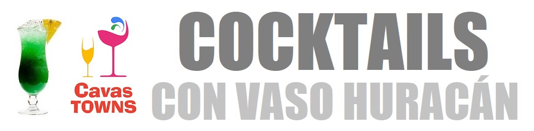 Cocktails servidos en Vaso Huracan